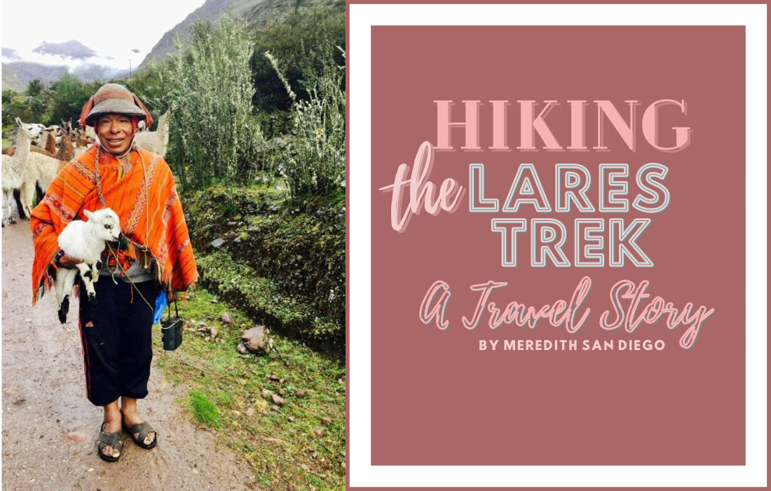 the Lares Trek cover image designed by Meredith San Diego