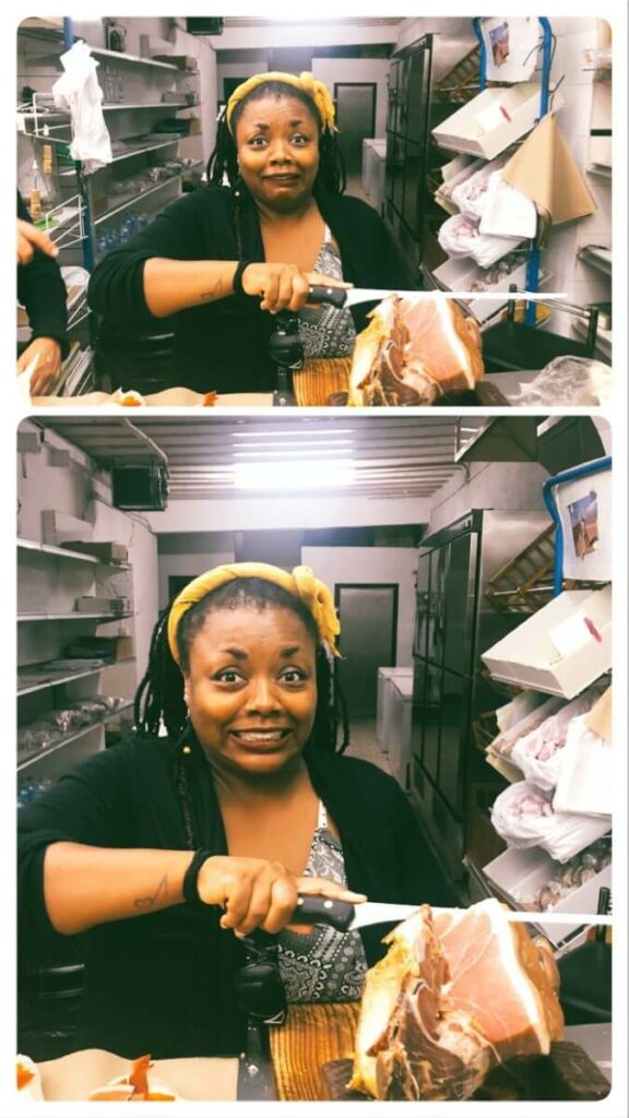 Slicing Jamon is not for untalented carvers.
