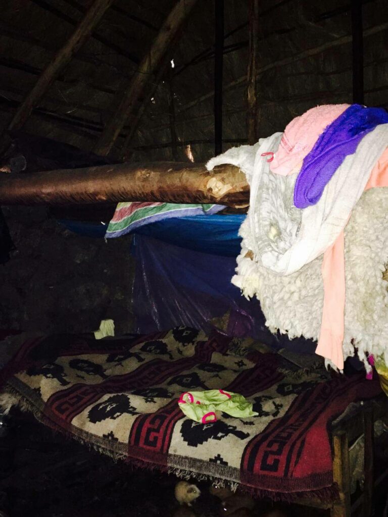 The living conditions of local along the Lares Trek.