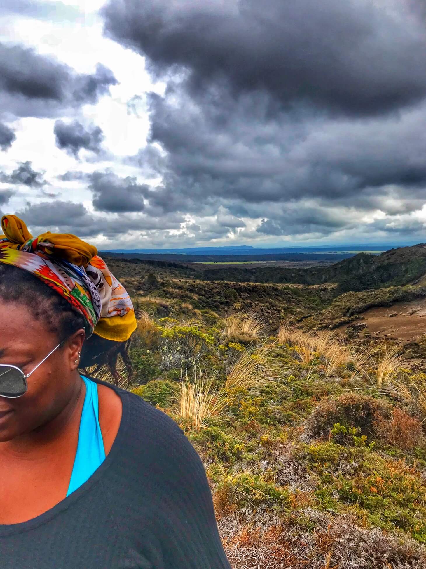 Meredith hiking NewZealand